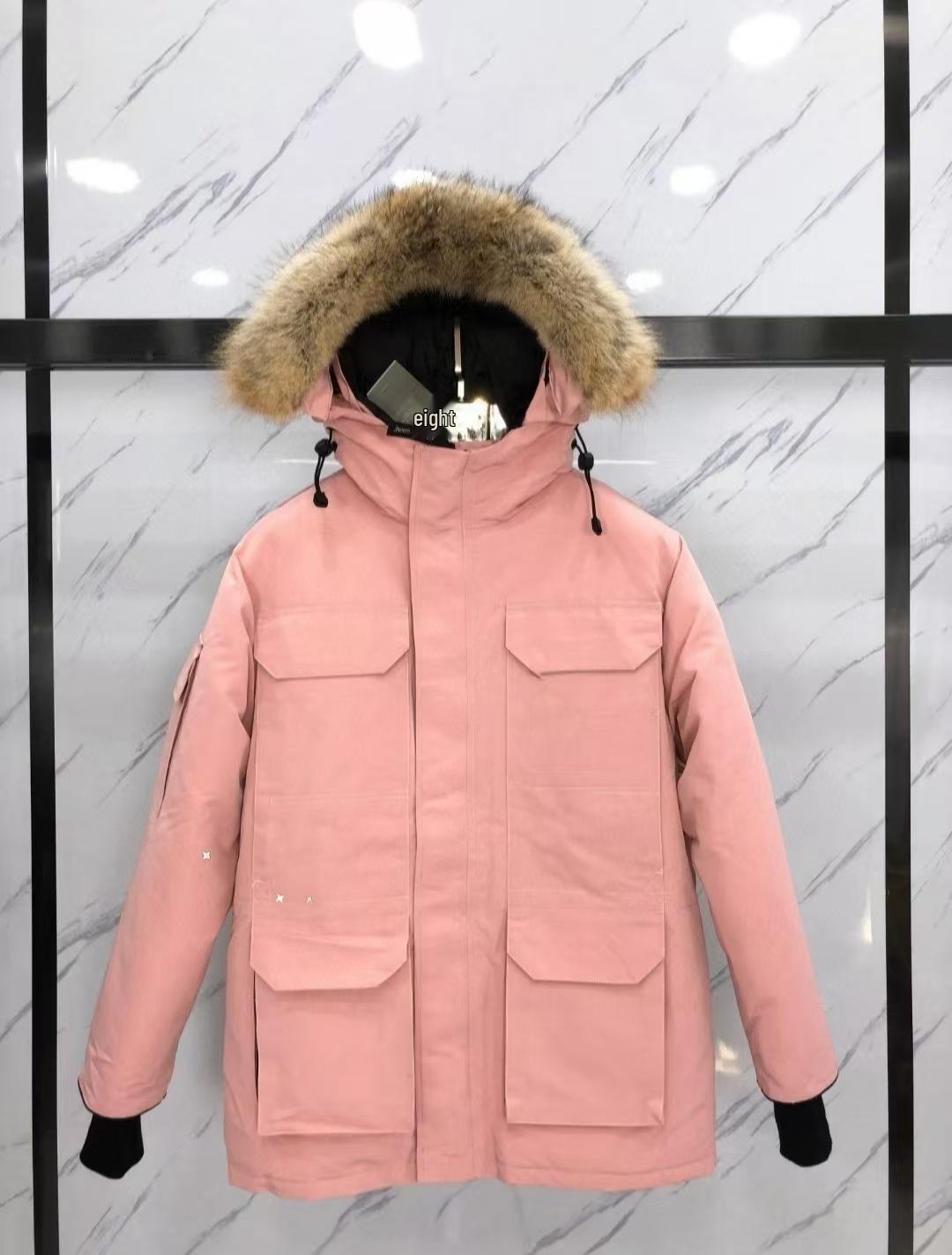 Унісекс пухова куртка Canada Goose Expedition з хутром вовка S рожевий
Унісекс пухова куртка Canada Goose Expedition з хутром вовка S рожевий