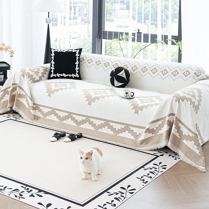 Washable Chenille Dog Sofa Cover - Bohemian Style Couch Cover Blanket, Pet-Friendly Slipcovers for Sofas and Couches
Washable Chenille Dog Sofa Cover - Bohemian Style Couch Cover Blanket, Pet-Friendly Slipcovers for Sofas and Couches
