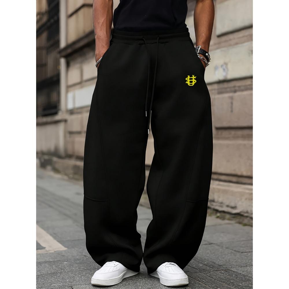 Men S Print Wide-Leg Pants with Dollar Logo on The Side, Perfect for Autumn Casual Wear, a Cool And Trendy Gift S
Men S Print Wide-Leg Pants with Dollar Logo on The Side, Perfect for Autumn Casual Wear, a Cool And Trendy Gift S