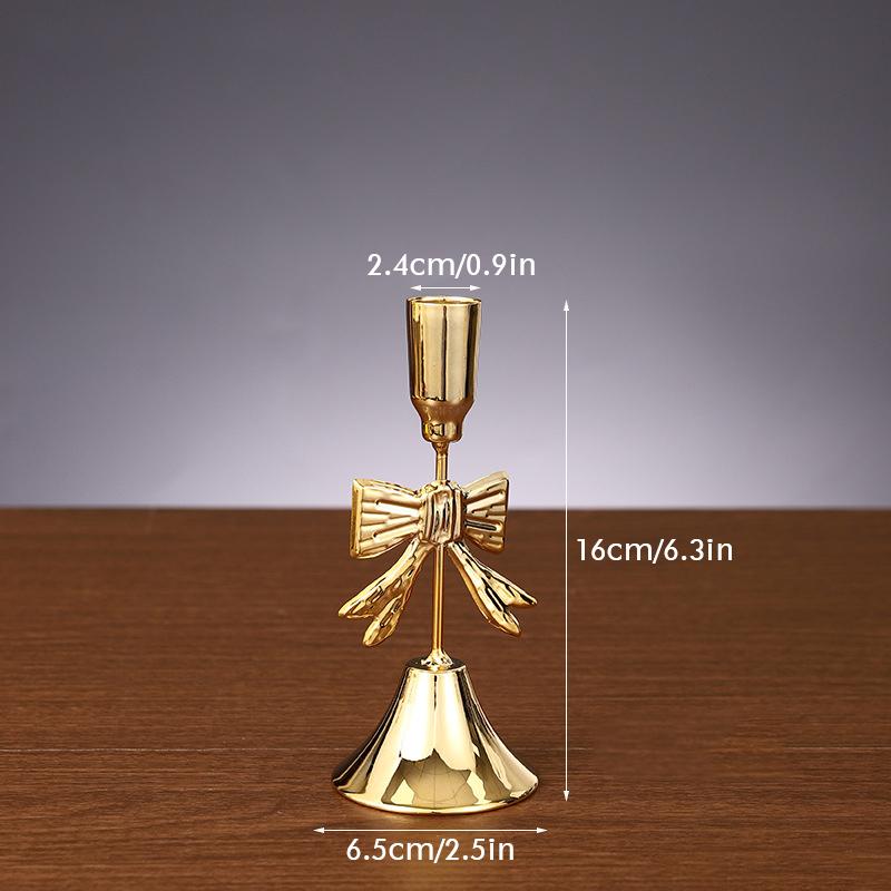 Table Decor Candle Holder Intricate Christmas Golden Bow Candle Holder Festive Bow Candlestick Golden Light Luxury Candle Holder
Table Decor Candle Holder Intricate Christmas Golden Bow Candle Holder Festive Bow Candlestick Golden Light Luxury Candle Holder