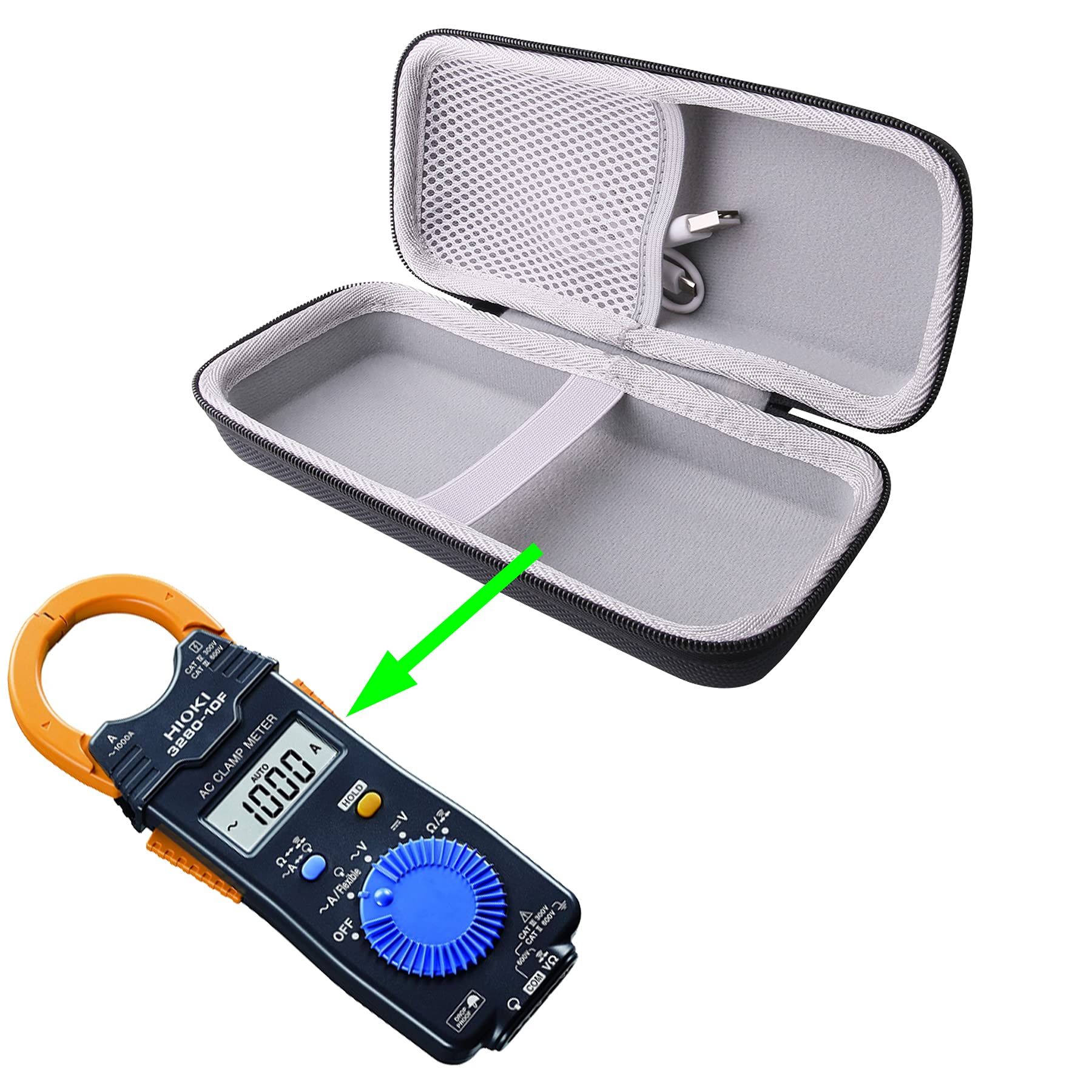 WERJIA Storage HIOKI AC Clamp Meter Storage Case WERJIA 3280-10/3288-20/CM3289 -
WERJIA Storage HIOKI AC Clamp Meter Storage Case WERJIA 3280-10/3288-20/CM3289 -