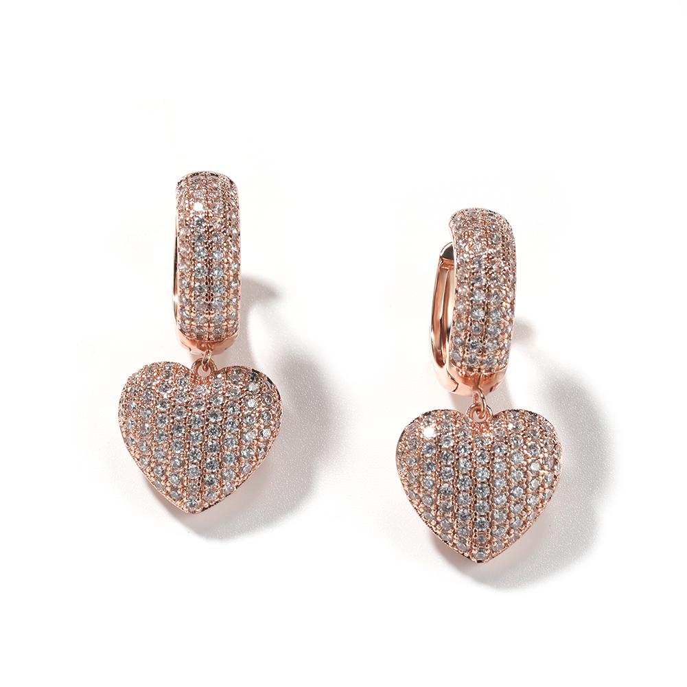 THE BLING KING Crystal Heart Drop Earrings Iced Out Cubic Zirconia Statement Earring Delicate Jewelry For Women Love Gifts розового золота
THE BLING KING Crystal Heart Drop Earrings Iced Out Cubic Zirconia Statement Earring Delicate Jewelry For Women Love Gifts розового золота