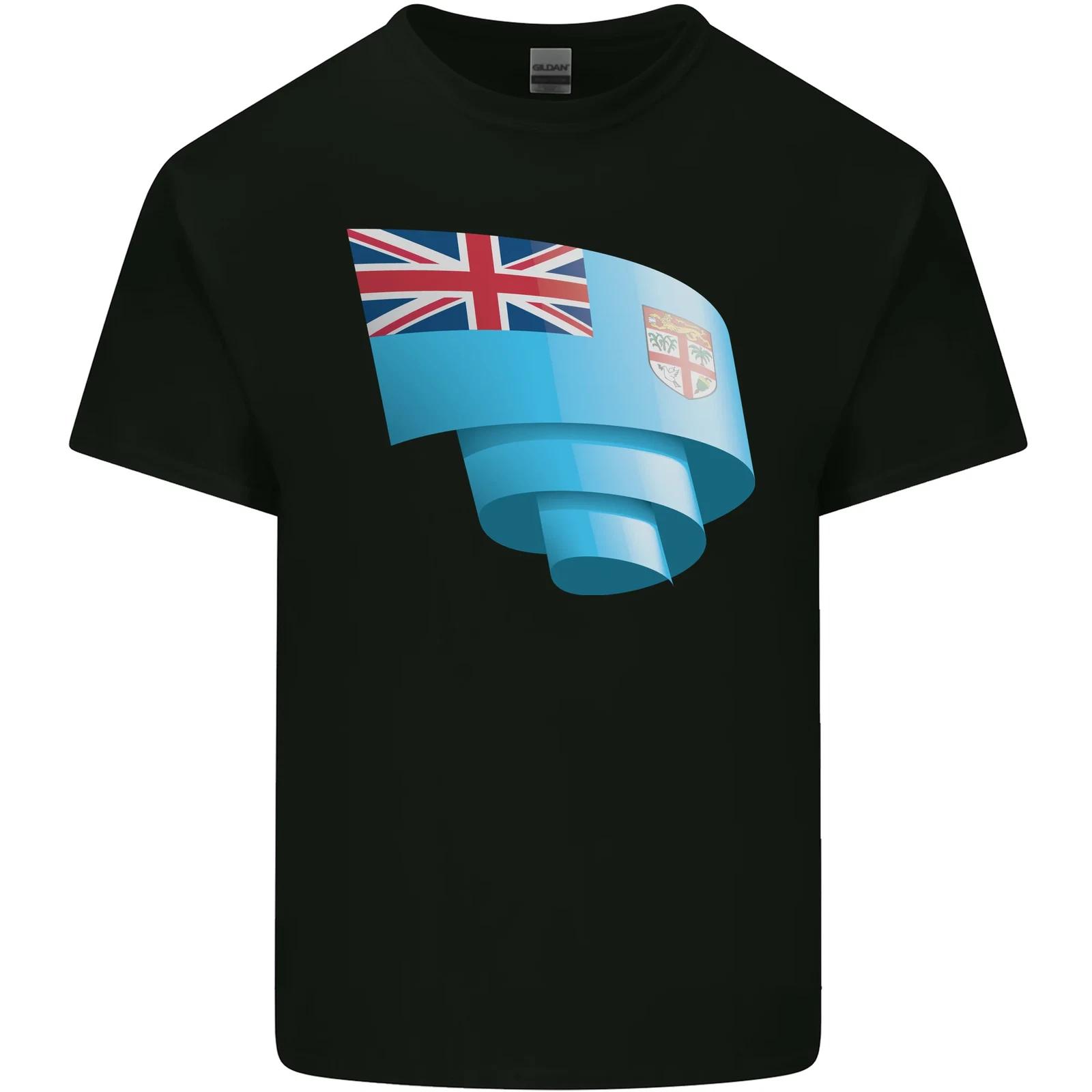 Curled Fiji Flag Fijian Day Football Kids T-Shirt Childrens L
Curled Fiji Flag Fijian Day Football Kids T-Shirt Childrens L