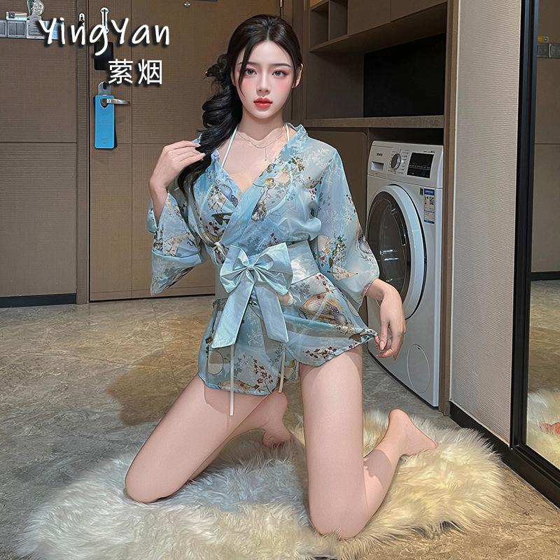 Sexy underwear kimono bathrobe set uniform temptation printing Japanese bow sexy Japanese new one size fits all (40-60kg )
Sexy underwear kimono bathrobe set uniform temptation printing Japanese bow sexy Japanese new one size fits all (40-60kg )