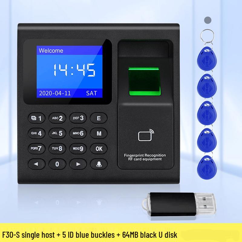 F30 Fingerprint Access Control & Attendance System CN plug (adapter included)
F30 Fingerprint Access Control & Attendance System CN plug (adapter included)