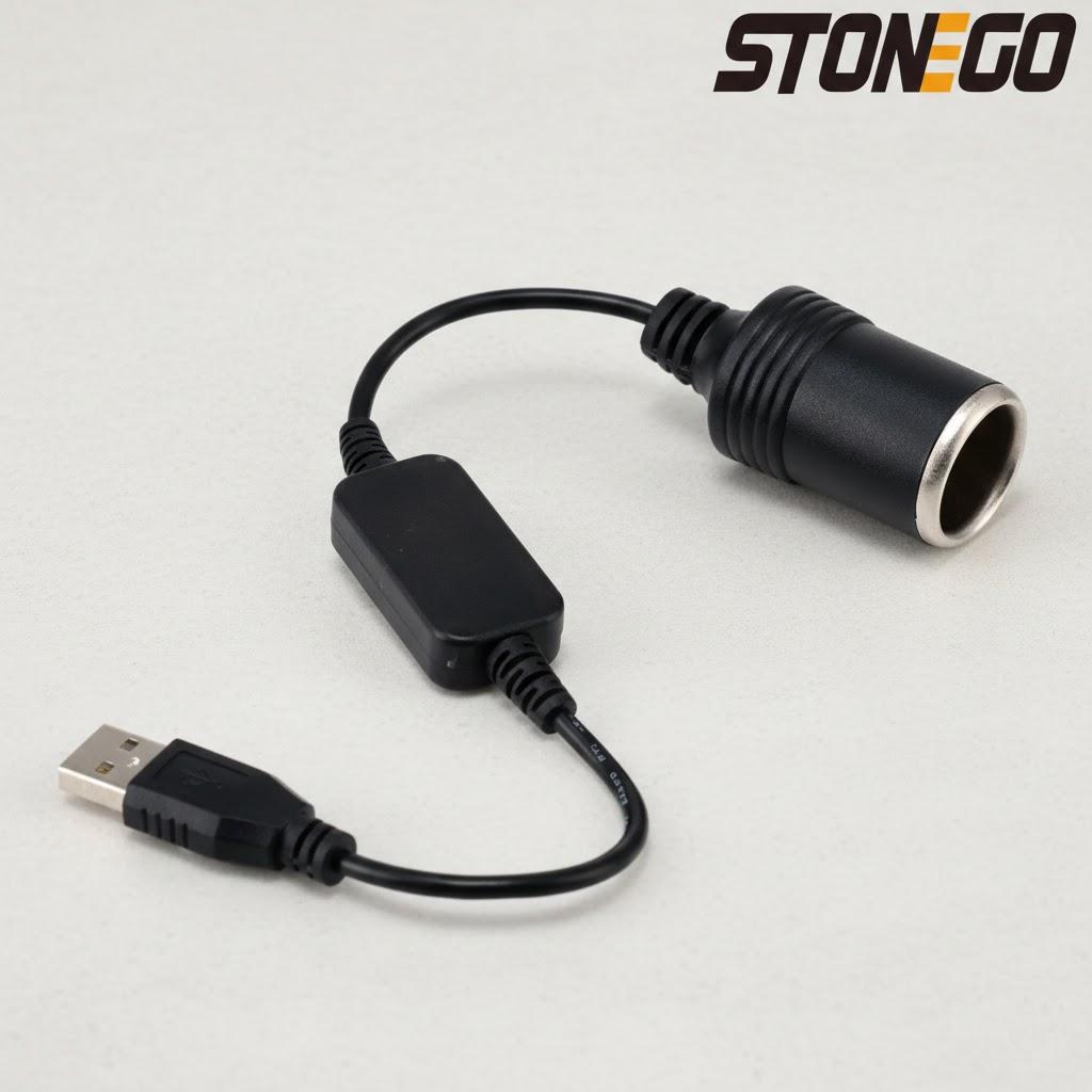 STONEGO 5V 2.1A USB to 12V 8W Cigarette Lighter Adapter Converter for Car Charging Accessories чорний
STONEGO 5V 2.1A USB to 12V 8W Cigarette Lighter Adapter Converter for Car Charging Accessories чорний