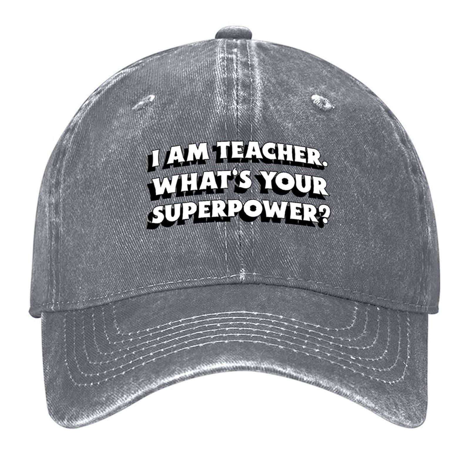 2026 I Am Teacher What s Your Superpower Baseball Cap Summer Hat Hiking Hat Luxury Man Hat Horse Ladies Men s
2026 I Am Teacher What s Your Superpower Baseball Cap Summer Hat Hiking Hat Luxury Man Hat Horse Ladies Men s