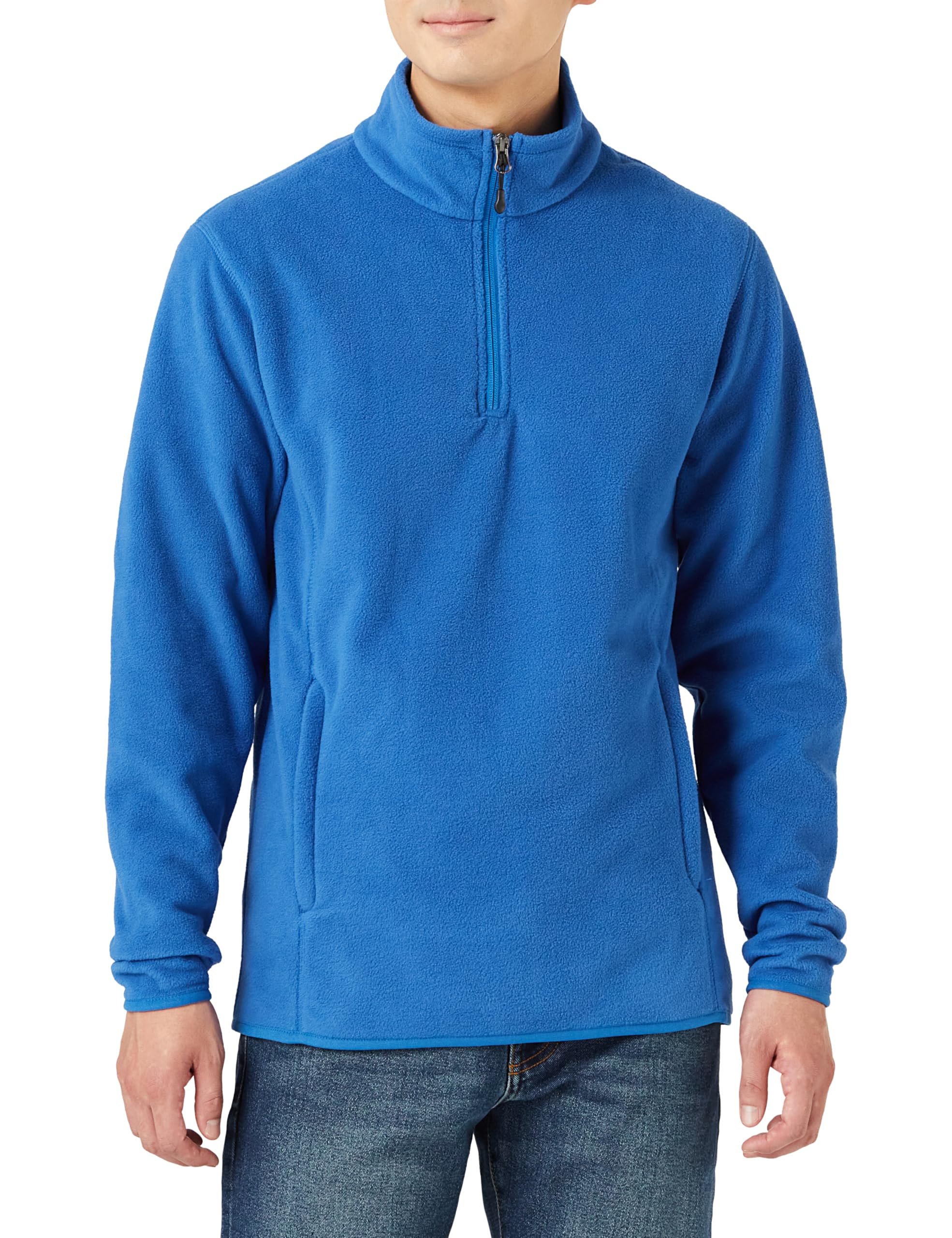 Amazon Essentials Men s Quarter-Zip Fleece Jacket, Cobalt Blue, Size M
Amazon Essentials Men s Quarter-Zip Fleece Jacket, Cobalt Blue, Size M