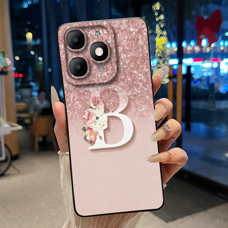 Fashion Design Initial Letter With Flower Pattern Phone Case For Itel A90 Soft Silicone Anti-scratch Black Couple Casing Itel A90
Fashion Design Initial Letter With Flower Pattern Phone Case For Itel A90 Soft Silicone Anti-scratch Black Couple Casing Itel A90