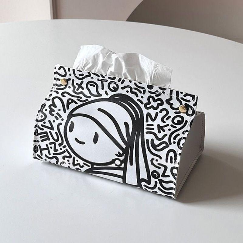 Earring Girl Creative Leather Tissue Box for Living Room Decor
Earring Girl Creative Leather Tissue Box for Living Room Decor