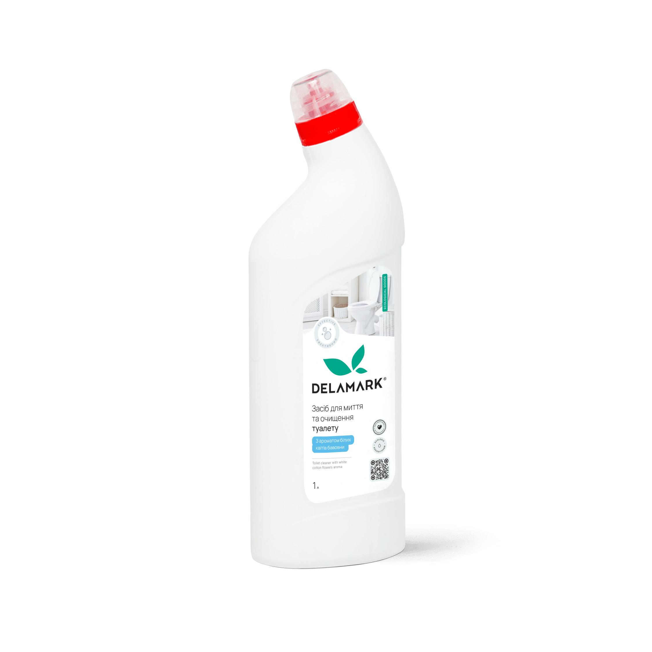 DeLaMark White Cotton Flowers Toilet Bowl Cleaner 1 L
DeLaMark White Cotton Flowers Toilet Bowl Cleaner 1 L