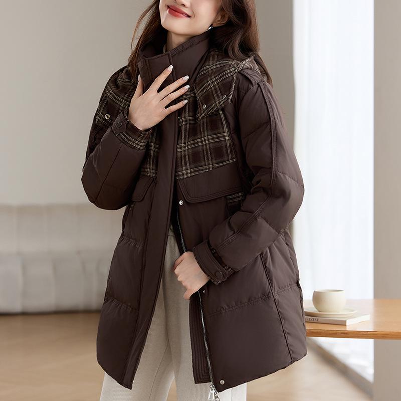 2024 Women s Fashionable Hooded Down Coat: Mid-Length, Lightweight, Patchwork Design XL (recommended for 140-160 jin)
2024 Women s Fashionable Hooded Down Coat: Mid-Length, Lightweight, Patchwork Design XL (recommended for 140-160 jin)
