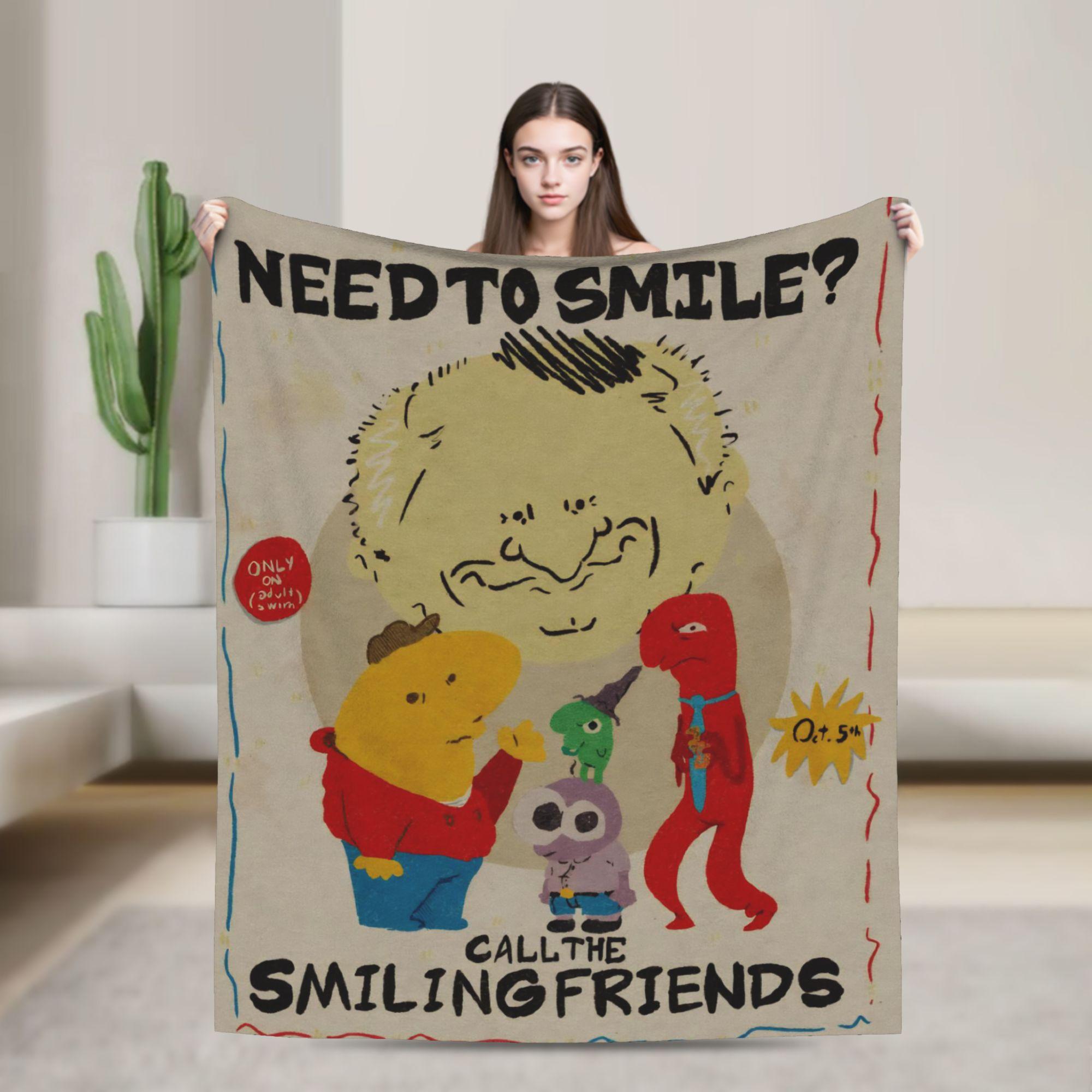 Smiling Friend Games Warm Blanket Picnic Plush Throw Blanket Print Couch Bed Flannel Bedspread Sofa Bed Cover 30x40in
Smiling Friend Games Warm Blanket Picnic Plush Throw Blanket Print Couch Bed Flannel Bedspread Sofa Bed Cover 30x40in