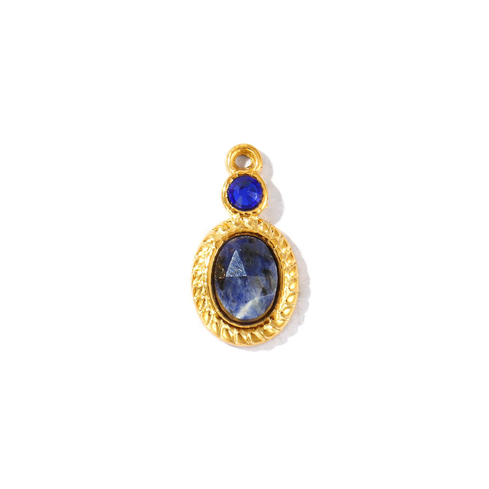 1 Piece Oval Natural Stone Charms Oval 304 Stainless Steel 14K Gold Plated Pendants For DIY Necklace Earrings Making 20mm X 10mm темно-синього кольору
1 Piece Oval Natural Stone Charms Oval 304 Stainless Steel 14K Gold Plated Pendants For DIY Necklace Earrings Making 20mm X 10mm темно-синього кольору