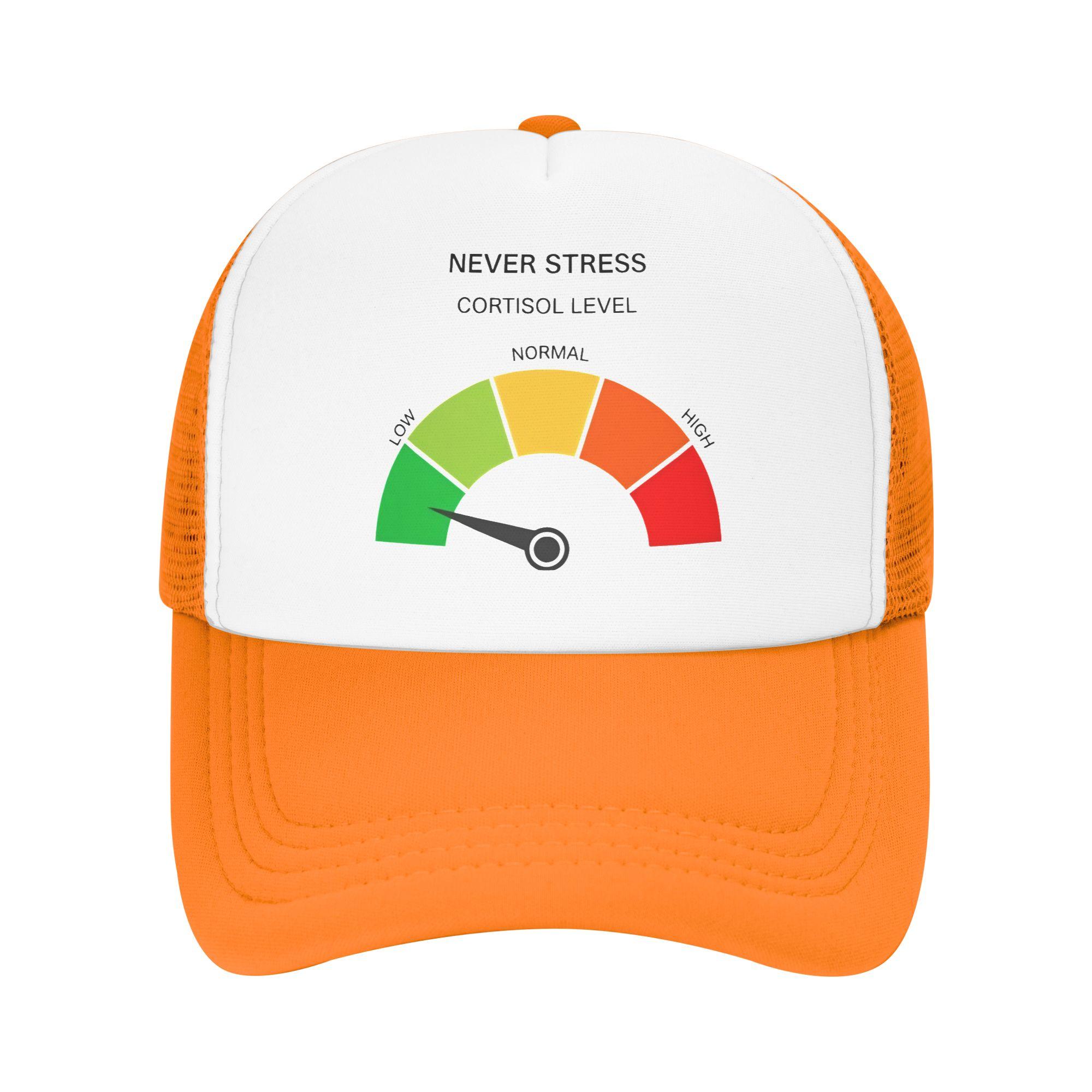Never Stress Low Cortisol Meme Mesh Sun Hats Unisex Adult Trucker Hat Spring Vintage Hunting Camping Adjustable Baseball Caps One Size
Never Stress Low Cortisol Meme Mesh Sun Hats Unisex Adult Trucker Hat Spring Vintage Hunting Camping Adjustable Baseball Caps One Size