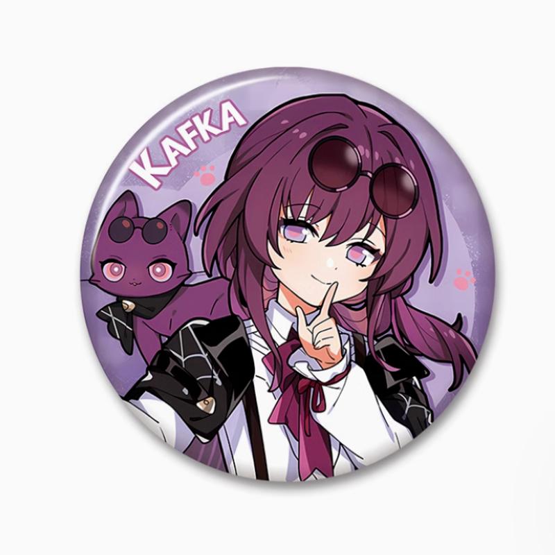 Game Honkai Star Rail Seele Blade Kafka Luocha Silver Wolf Jing Yuan Cosplay Badge Kawaii Brooch Lapel Pins Bag Accessories Prop
Game Honkai Star Rail Seele Blade Kafka Luocha Silver Wolf Jing Yuan Cosplay Badge Kawaii Brooch Lapel Pins Bag Accessories Prop