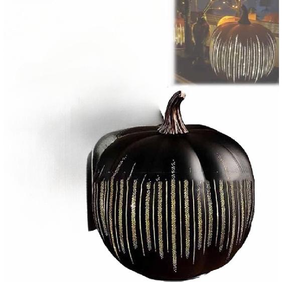 Cherishous Twinkle Light Glass Pumpkins, Timer Lighted Sparkling Starry Night, Fall Halloween Illuminated Decorations for Home Bedroom Bathroom Medium чорний
Cherishous Twinkle Light Glass Pumpkins, Timer Lighted Sparkling Starry Night, Fall Halloween Illuminated Decorations for Home Bedroom Bathroom Medium чорний