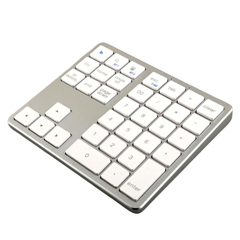 Wireless Numeric Keypad K35, 2.4Ghz & Bluetooth Dual Mode USB-C Rechargeable Numpad for Windows Android IOS
Wireless Numeric Keypad K35, 2.4Ghz & Bluetooth Dual Mode USB-C Rechargeable Numpad for Windows Android IOS