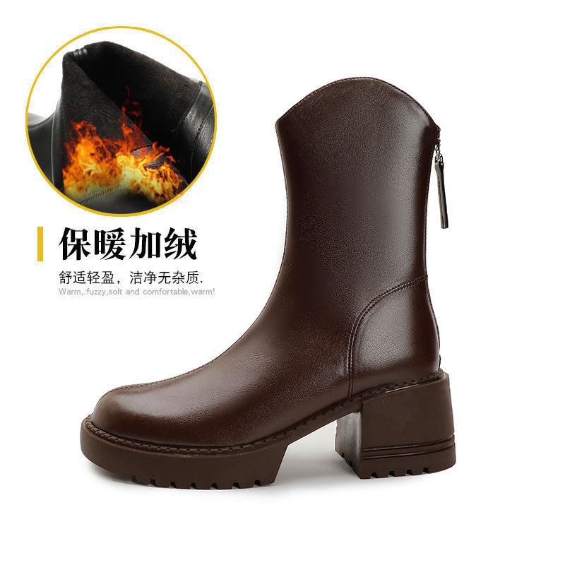 Platform Martin boots women s British style 2024 new medium boots round head retro brown autumn and winter thick heel short boots 40
Platform Martin boots women s British style 2024 new medium boots round head retro brown autumn and winter thick heel short boots 40