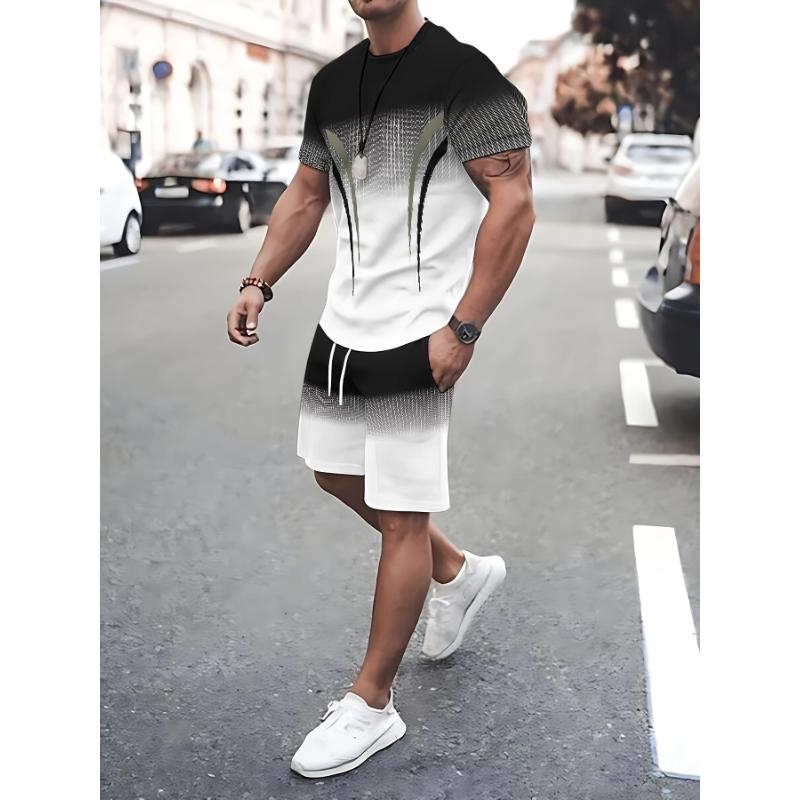 Men s Trendy and Comfortable Black & White Patterned Casual Suit Set XL
Men s Trendy and Comfortable Black & White Patterned Casual Suit Set XL