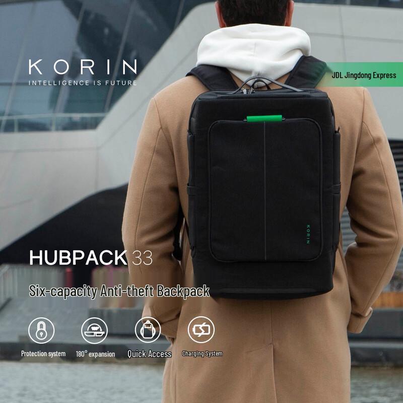 KORIN HubPack K25 Anti-Theft Travel Laptop Backpack
KORIN HubPack K25 Anti-Theft Travel Laptop Backpack