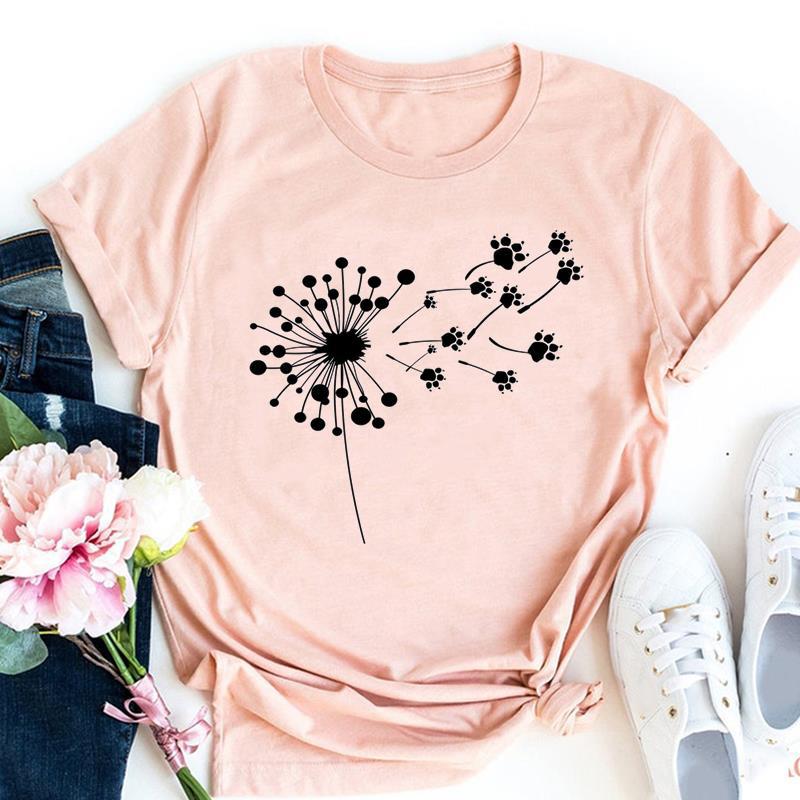 Cat and Dog Paw Print Europe and The United States Casual Round Neck Clothing Top Short Sleeve Tshirt Women Clothing Tops 4XL
Cat and Dog Paw Print Europe and The United States Casual Round Neck Clothing Top Short Sleeve Tshirt Women Clothing Tops 4XL