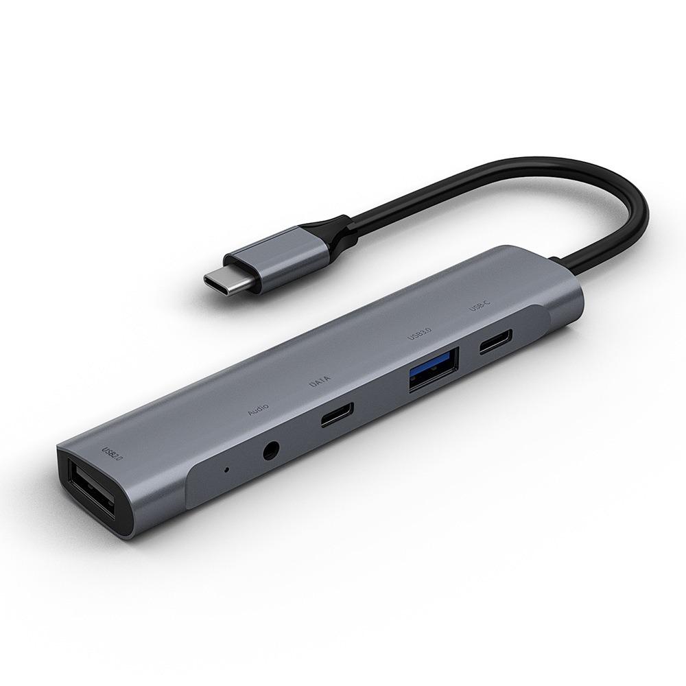 Хаб 5 в 1 Type C PD60W Быстрая зарядка Док-станция с микрофоном 35 мм для ноутбука, планшета RS521C
Хаб 5 в 1 Type C PD60W Быстрая зарядка Док-станция с микрофоном 35 мм для ноутбука, планшета RS521C