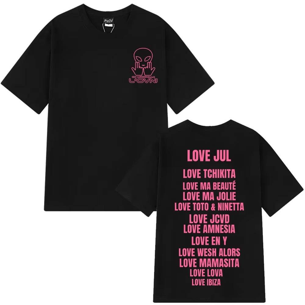 Rapper Jul Love Jul Fashion Graphic Tshirts Unisex Women Hip Hop Short Sleeve Cotton Oversized Aesthetic Trendy Tshirt Streetwear M
Rapper Jul Love Jul Fashion Graphic Tshirts Unisex Women Hip Hop Short Sleeve Cotton Oversized Aesthetic Trendy Tshirt Streetwear M