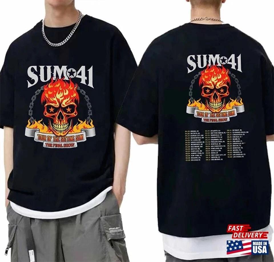 NEW Sum 41 2024 2025 Tour Shirt Band Fan Black All Size OM09 3XL
NEW Sum 41 2024 2025 Tour Shirt Band Fan Black All Size OM09 3XL