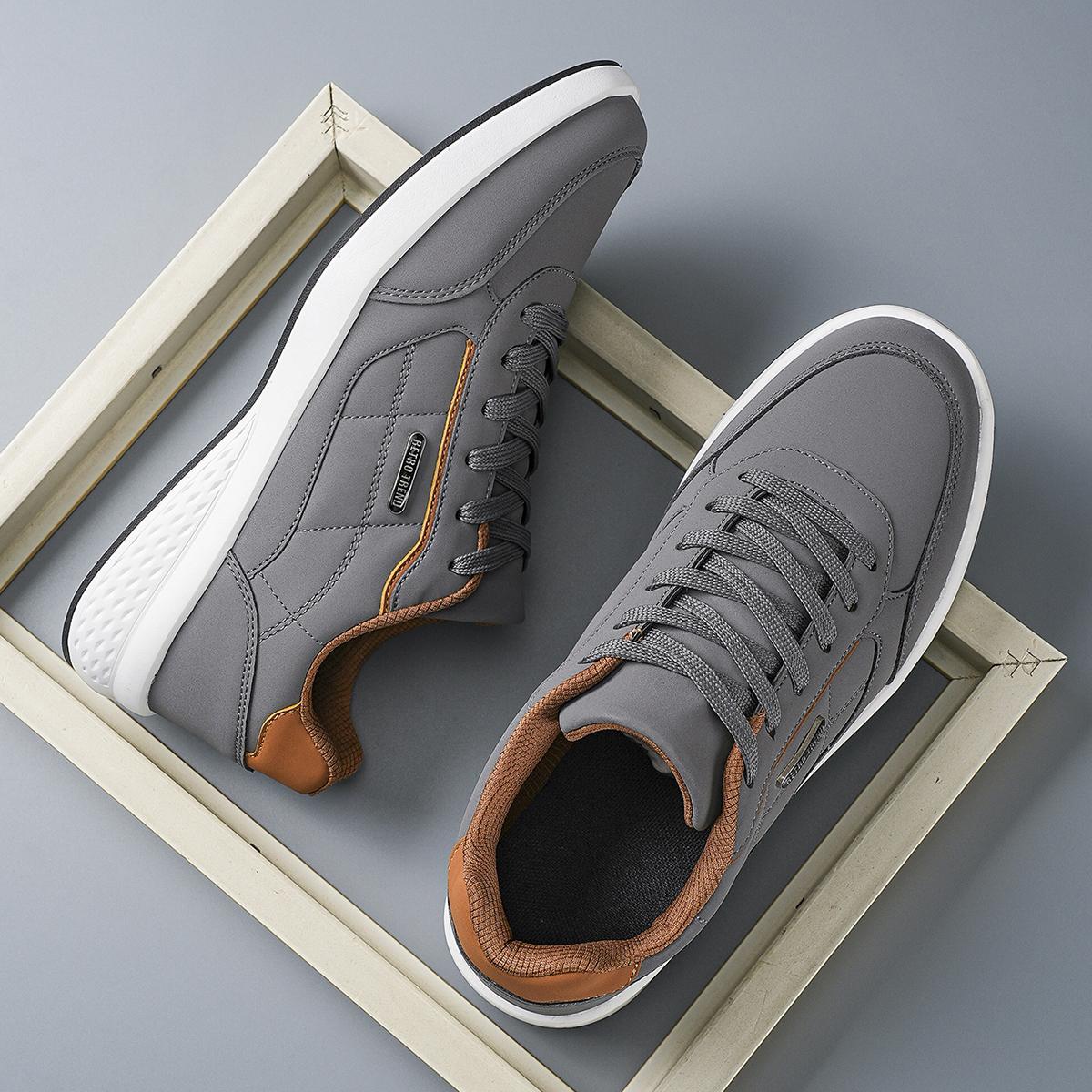 Men Barefoot Casual Flats Grey Outdoor Hiking Shoes Wide Head Sneakers Grey Walking Sport Shoes Large Size EU: 48 сірий
Men Barefoot Casual Flats Grey Outdoor Hiking Shoes Wide Head Sneakers Grey Walking Sport Shoes Large Size EU: 48 сірий