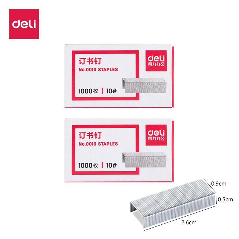 Deli Industrial Small No.10 Staple 24/6 Standard for No.12 Staplers General Use Model 0010/0012 - Pack of 5000
Deli Industrial Small No.10 Staple 24/6 Standard for No.12 Staplers General Use Model 0010/0012 - Pack of 5000