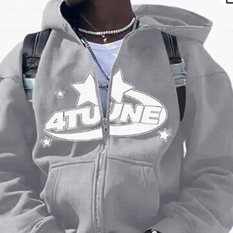 PlusSize Clothes Star Letter Print Retro Oversized Hoodie Women Y2K Street Hip-Hop Color Harajuku Casual Zipper Women Sweatshirt 5XL сірий
PlusSize Clothes Star Letter Print Retro Oversized Hoodie Women Y2K Street Hip-Hop Color Harajuku Casual Zipper Women Sweatshirt 5XL сірий