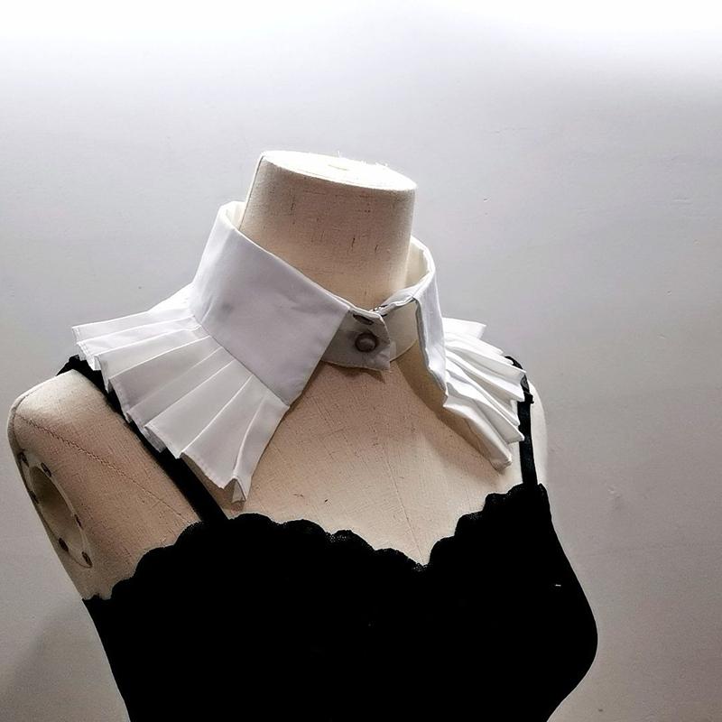 Блузка с оборками на лацканах, топ со стойкой, элегантный съемный фальш-воротник, декоративная шаль для женщин, девушек, аксессуар для свитера, платья
Блузка с оборками на лацканах, топ со стойкой, элегантный съемный фальш-воротник, декоративная шаль для женщин, девушек, аксессуар для свитера, платья