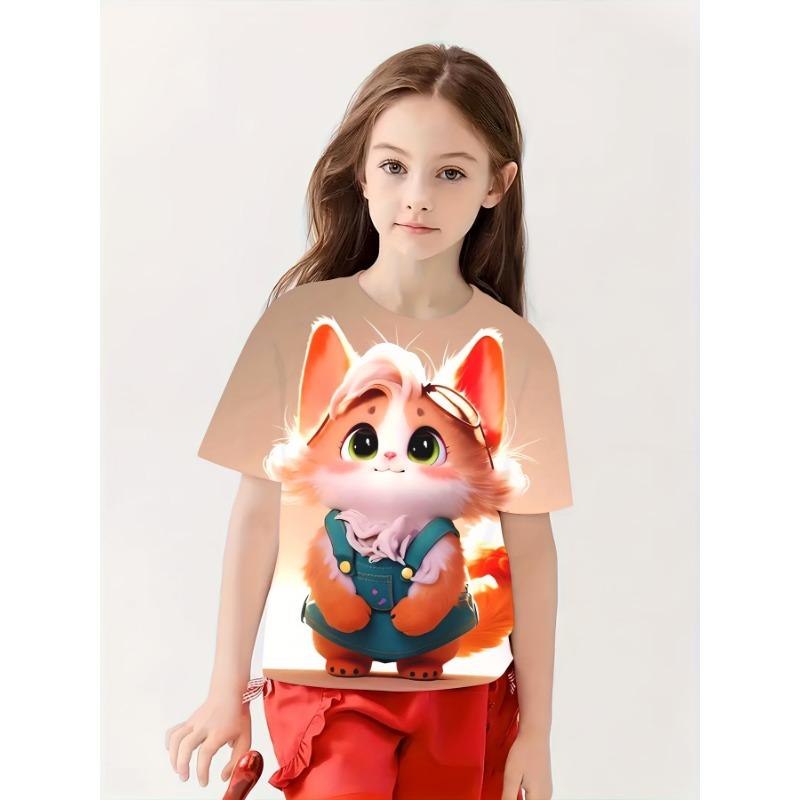 Летняя новая детская футболка с милым 3D принтом кота, модный дышащий топ высокого качества с короткими рукавами, подарок на день рождения 160
Летняя новая детская футболка с милым 3D принтом кота, модный дышащий топ высокого качества с короткими рукавами, подарок на день рождения 160
