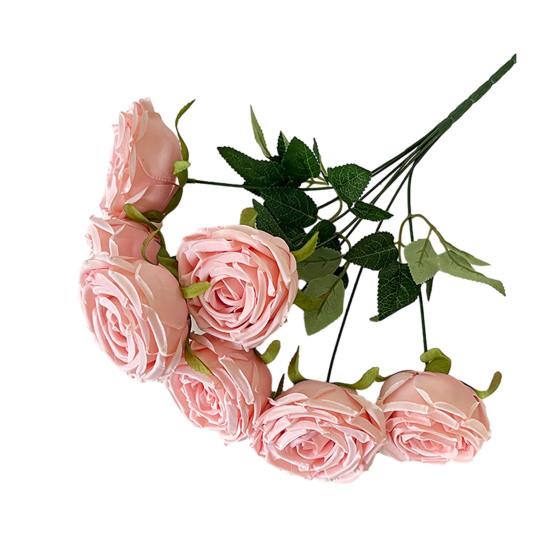 Artificial Rose Flower for Flower Arrangement 7 Heads Full Blooms Faux Silk Rose Bouquet with Stem for Home Office Party Wedding
Artificial Rose Flower for Flower Arrangement 7 Heads Full Blooms Faux Silk Rose Bouquet with Stem for Home Office Party Wedding