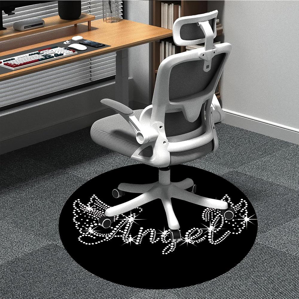 1pc Angel Rhinestone Chair Carpet for Office, Non slip, Soft and Durable Office Rug for Interior Decoration 80cm
1pc Angel Rhinestone Chair Carpet for Office, Non slip, Soft and Durable Office Rug for Interior Decoration 80cm
