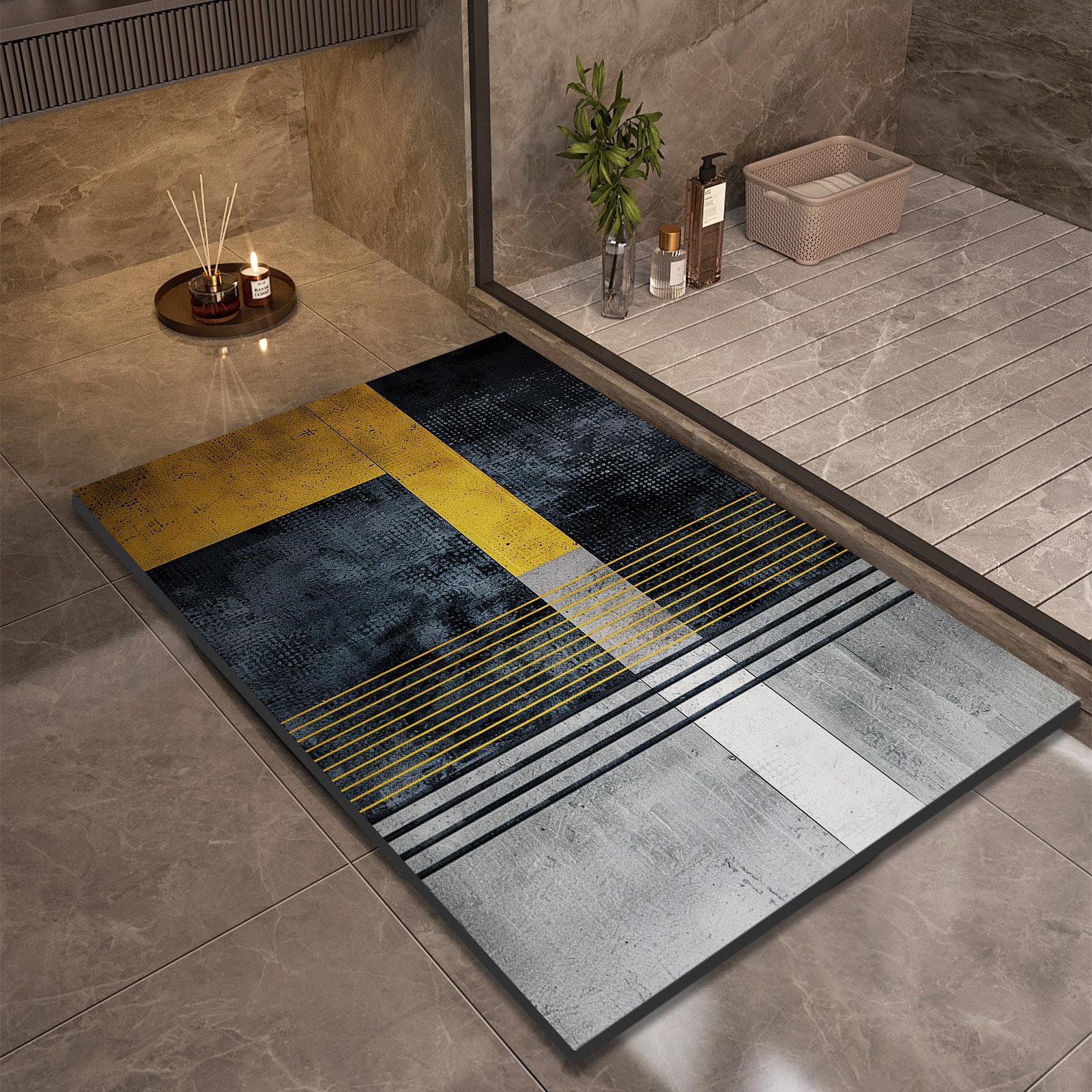 Diatomite Bath Mat Super Absorbent Bathroom Rug Shower Foot Mats Non Slip Quick Dry Toilet Room Carpet Doormat 40cmx60cm
Diatomite Bath Mat Super Absorbent Bathroom Rug Shower Foot Mats Non Slip Quick Dry Toilet Room Carpet Doormat 40cmx60cm