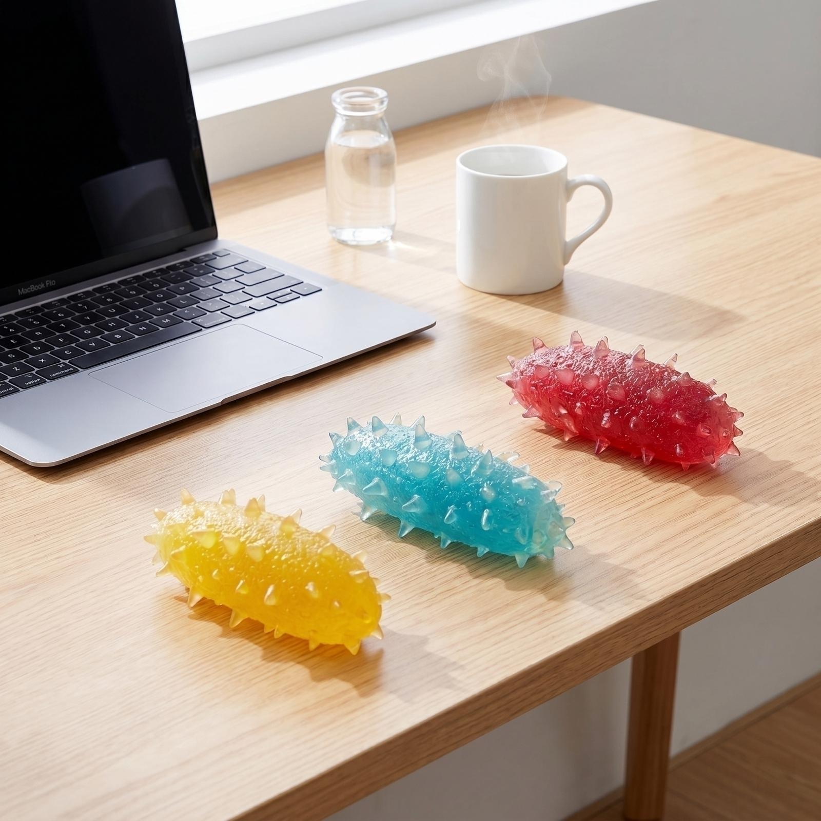 Squishy Sea Cucumber Stress Relief Toy Soft Sensory Fidget Toy with Spiky Texture for Hand Therapy and Anxiety Relief One Size синій
Squishy Sea Cucumber Stress Relief Toy Soft Sensory Fidget Toy with Spiky Texture for Hand Therapy and Anxiety Relief One Size синій