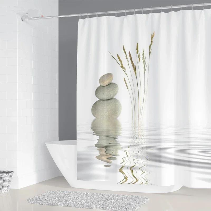 Pebble Printed Shower Curtain Mildew Washable Curtain with Hook Bathroom Decorative Curtain Rocks 3D Shower Curtains 240*180cm W90xH180cm
Pebble Printed Shower Curtain Mildew Washable Curtain with Hook Bathroom Decorative Curtain Rocks 3D Shower Curtains 240*180cm W90xH180cm