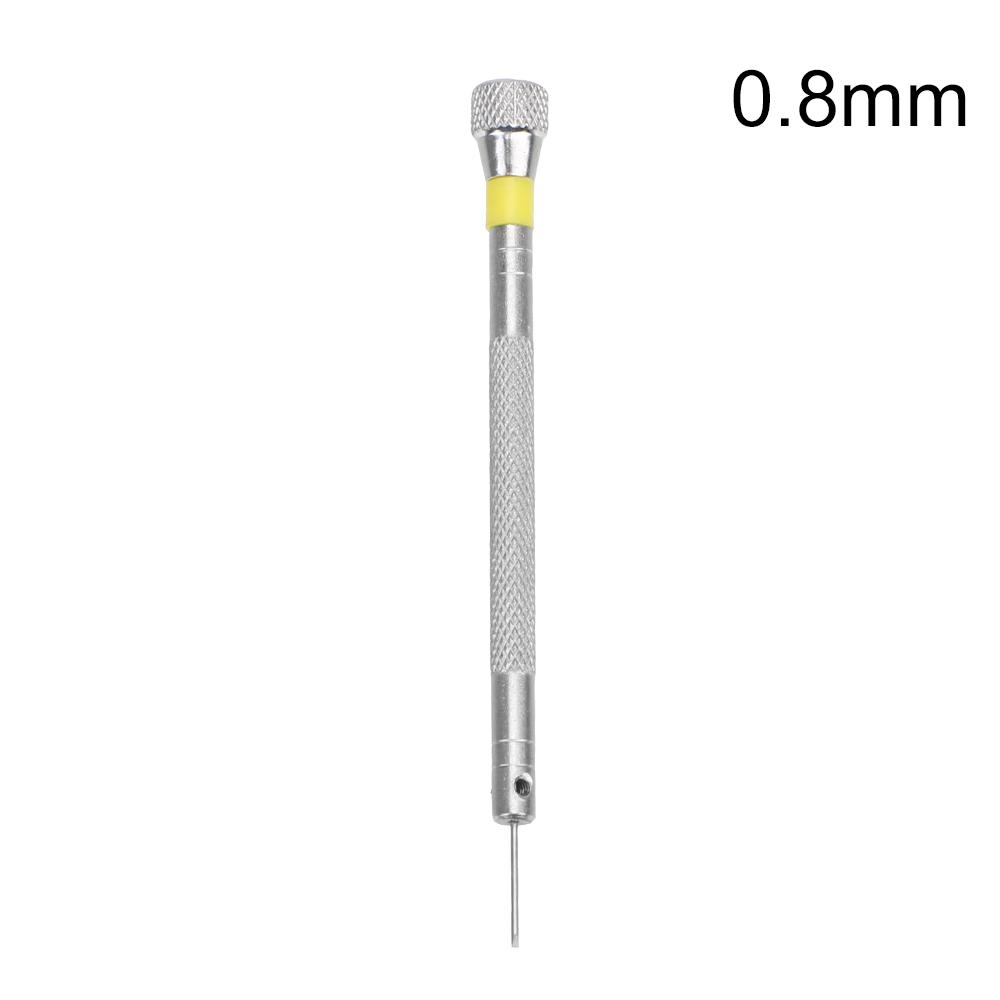 0.8/1/1.2/1.4/1.6 мм Ручной инструмент Плоский наконечник лезвия Головка для очков Часы Часовщик Прецизионная шлицевая отвертка Инструмент для ремонта 0.8
0.8/1/1.2/1.4/1.6 мм Ручной инструмент Плоский наконечник лезвия Головка для очков Часы Часовщик Прецизионная шлицевая отвертка Инструмент для ремонта 0.8