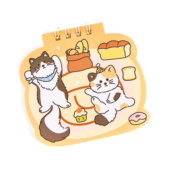 Cat Mini Spiral Notebooks 3.6 x 3.8 Inch Top-Wire Bound Memo Pads Cartoon B
Cat Mini Spiral Notebooks 3.6 x 3.8 Inch Top-Wire Bound Memo Pads Cartoon B