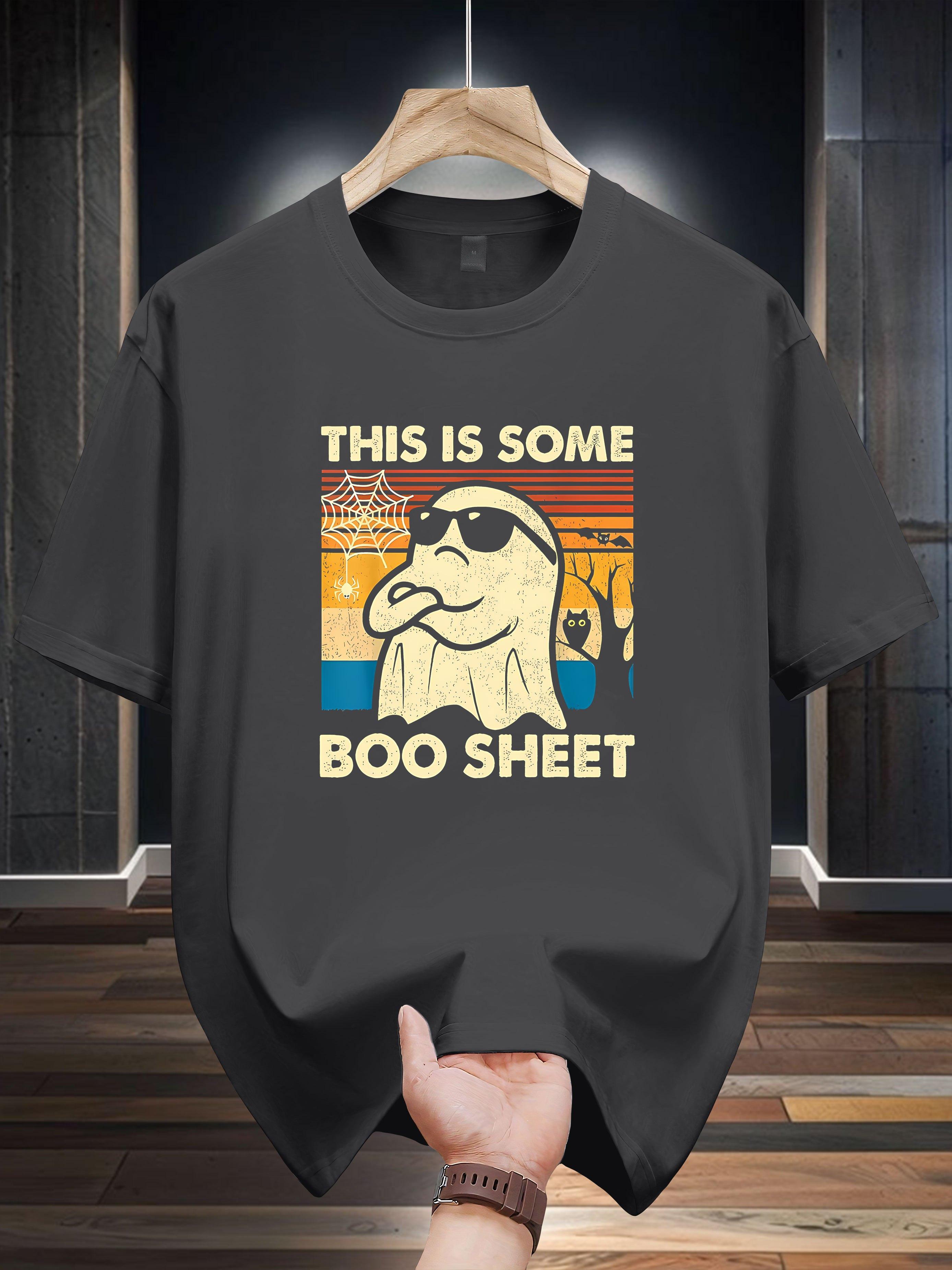 Niuwang Selection 200g 100% Cotton Short Sleeve T-shirt - Navy Blue Casual Graphic Tee with THIS IS SOME BOO SHEET Design XXL
Niuwang Selection 200g 100% Cotton Short Sleeve T-shirt - Navy Blue Casual Graphic Tee with THIS IS SOME BOO SHEET Design XXL