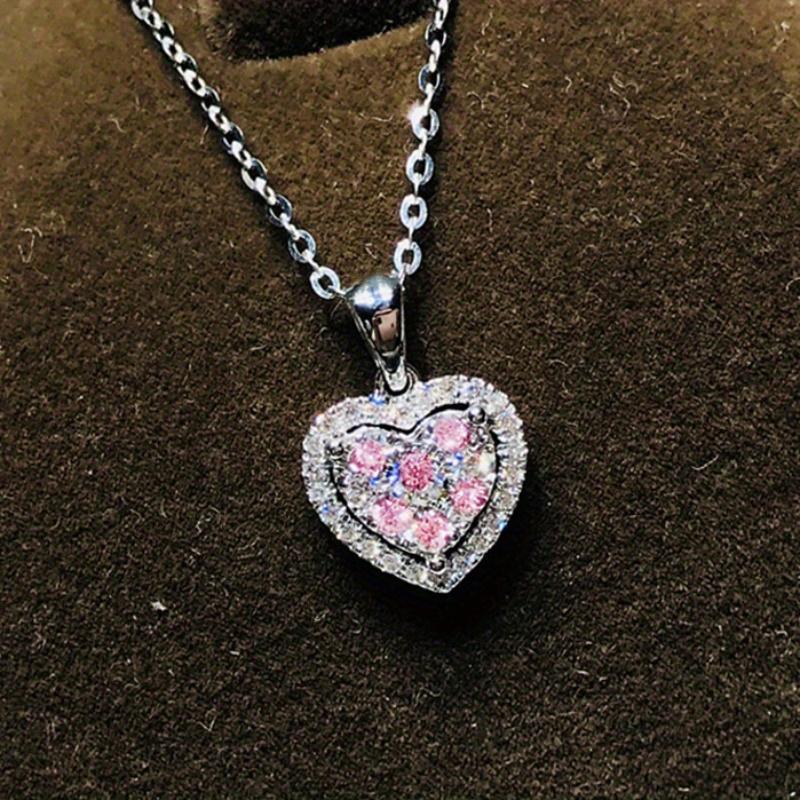 Huitan Heart Shaped Women Pendant Necklace Inlaid Shiny CZ Copper Color/Gold Color Wedding Accessories Anniversary Zircon Gift
Huitan Heart Shaped Women Pendant Necklace Inlaid Shiny CZ Copper Color/Gold Color Wedding Accessories Anniversary Zircon Gift