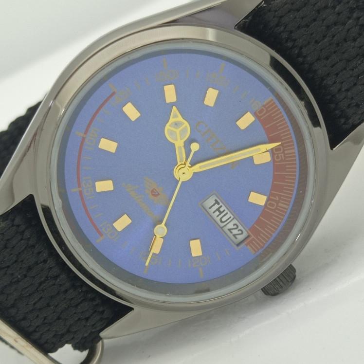 REFURBISHED CITIZEN AUTOMATIC 8200 JAPAN MENS BLUE DIAL WATCH 010-a415154-2 Sku010-a415154
REFURBISHED CITIZEN AUTOMATIC 8200 JAPAN MENS BLUE DIAL WATCH 010-a415154-2 Sku010-a415154