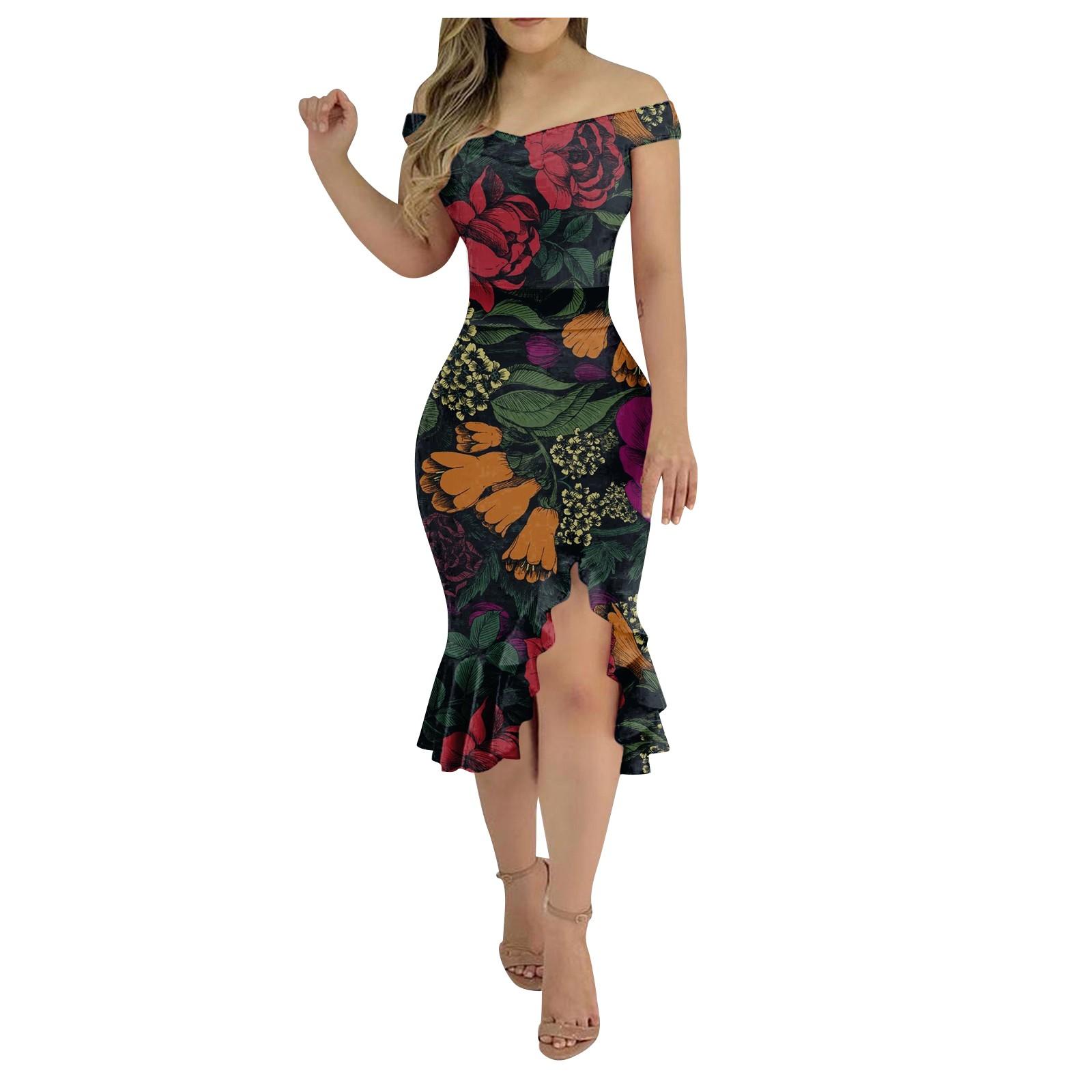 Женские повседневные платья для вечеринок с цветочным принтом, нерегулярный подол на одно плечо, сексуальное платье русалки с открытой спиной L
Женские повседневные платья для вечеринок с цветочным принтом, нерегулярный подол на одно плечо, сексуальное платье русалки с открытой спиной L