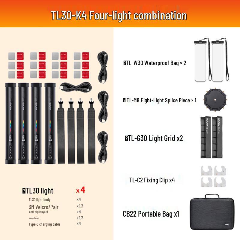 Godox TL30 RGB LED Tube Light
Godox TL30 RGB LED Tube Light