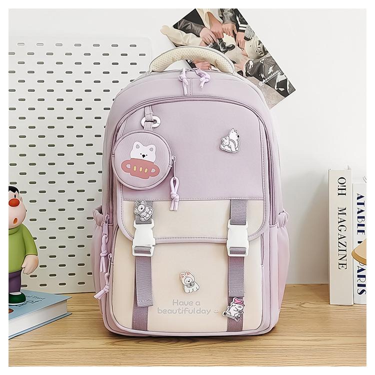 The new schoolbag is breathable and burden-reducing spine protection for grades 3 to 6. Large-capacity and lightweight schoolbags are niche
The new schoolbag is breathable and burden-reducing spine protection for grades 3 to 6. Large-capacity and lightweight schoolbags are niche