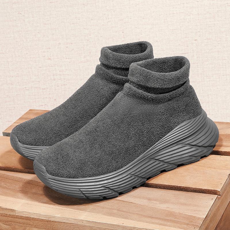 Cross-border new men s socks and shoes autumn and winter woolen light one-pedal couple shoes heightening sports and leisure shoes 45
Cross-border new men s socks and shoes autumn and winter woolen light one-pedal couple shoes heightening sports and leisure shoes 45