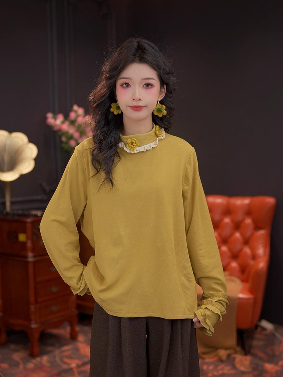 Sisi 3D Floral Long Sleeve Women s Winter Base Layer Top, Thick Brushed Half-High Collar T-shirt One Size жёлтый
Sisi 3D Floral Long Sleeve Women s Winter Base Layer Top, Thick Brushed Half-High Collar T-shirt One Size жёлтый