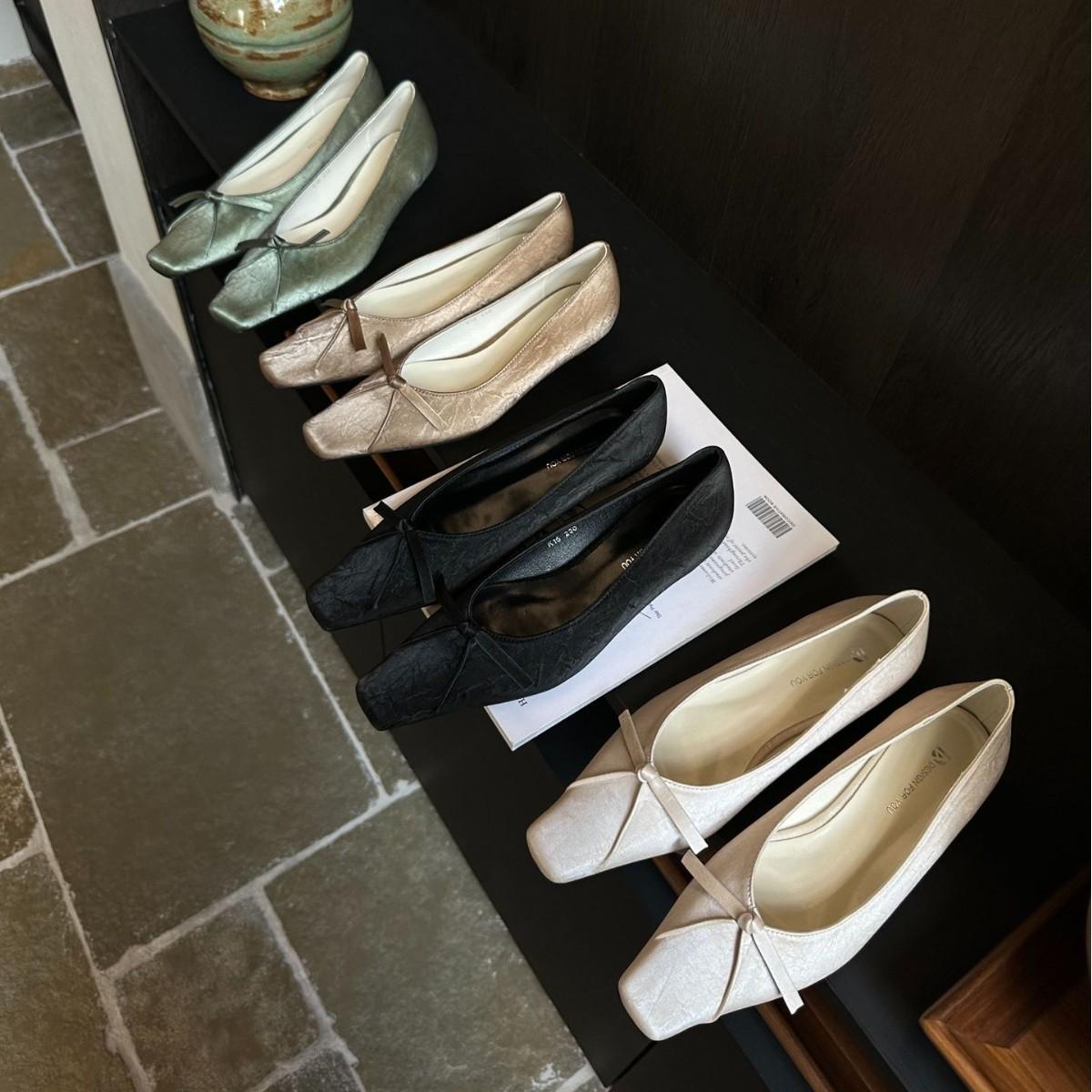 2025 Spring and Autumn New Fashion Versatile Outer Wear Bow Flat Bottom Ballet Ladle Shoes Gentle Korean Retro 39 зелёный
2025 Spring and Autumn New Fashion Versatile Outer Wear Bow Flat Bottom Ballet Ladle Shoes Gentle Korean Retro 39 зелёный